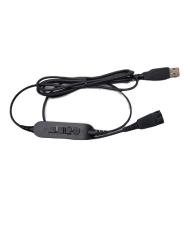 CABLE ADAPTADOR QD A USB PLUG 02 PARA DIADEMAS VT - COMPATIBLE CON PC O LAPTOP