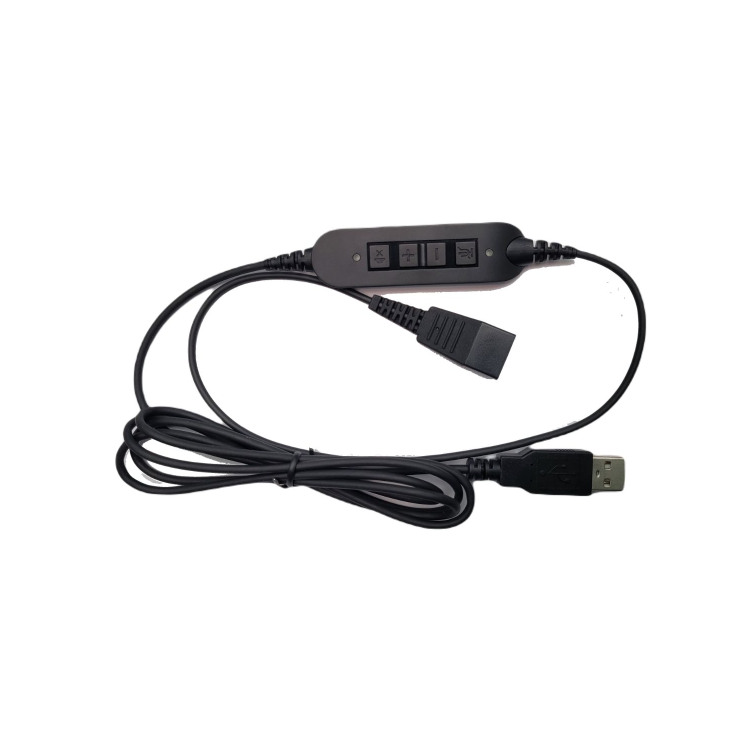 CABLE ADAPTADOR QD A USB PLUG 02 PARA DIADEMAS VT - COMPATIBLE CON PC O LAPTOP