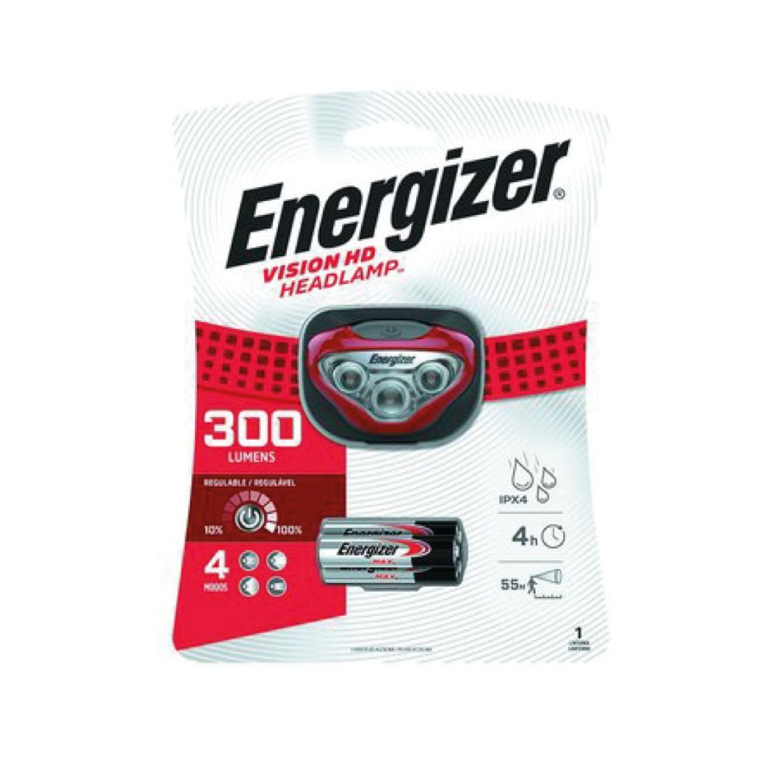 QS-LINTERNA MANOS LIBRES 300 LUMENS ENERGIZER