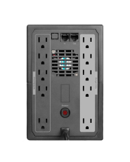 AP-UPS INTERACTIVO 1000VA/600W 12V/7Ahx2 10 TOMAS + 2 PTO RJ45