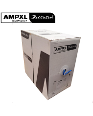 AM-AMPXL CABLE UTP INTERIOR CAT6 COBRE CM 305M DELTATECH AMPXL - 23AWG AZUL