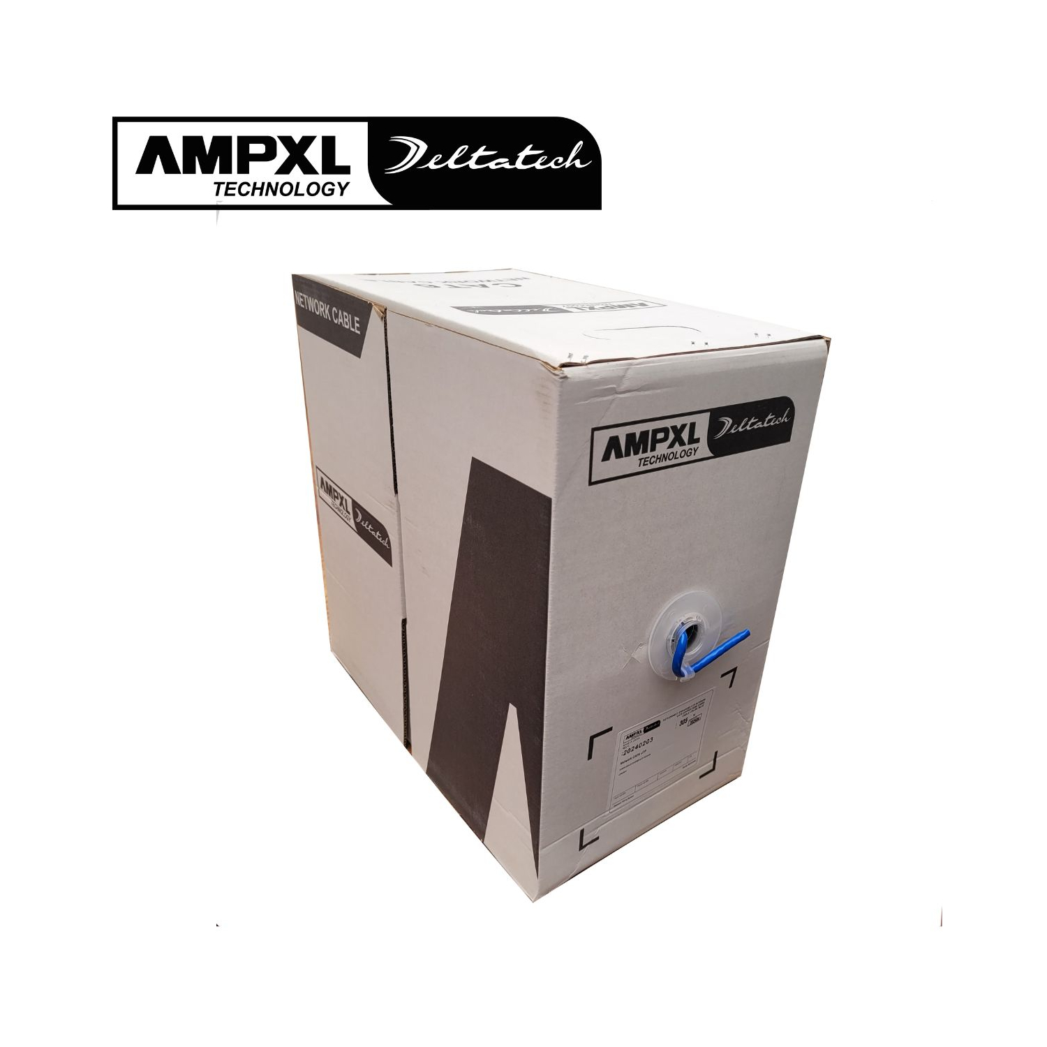 AM-AMPXL CABLE UTP INTERIOR CAT6 COBRE CM 305M DELTATECH AMPXL - 23AWG AZUL