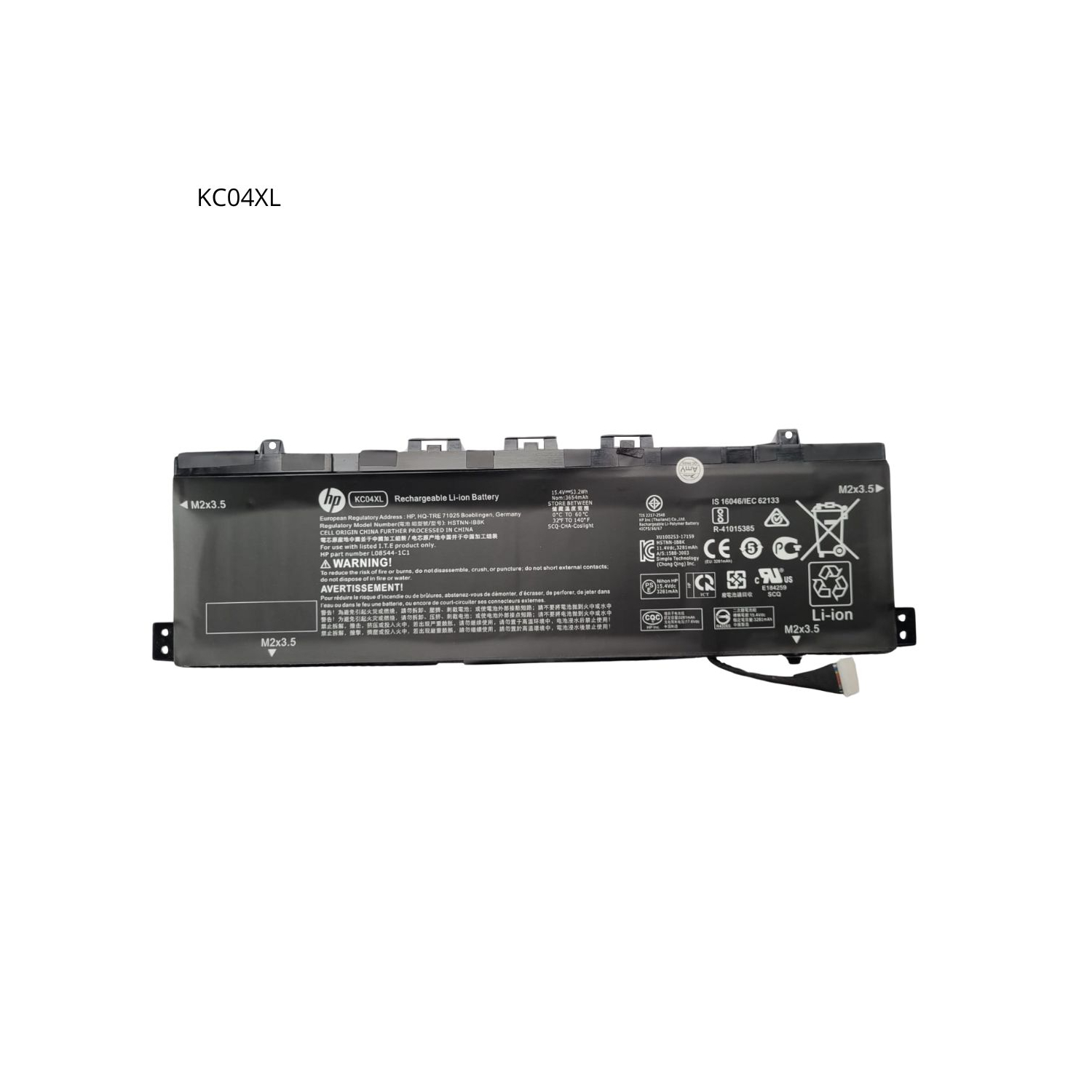 OR-BATERIA PARA HP KC04XL 15.4V 53.2Wh