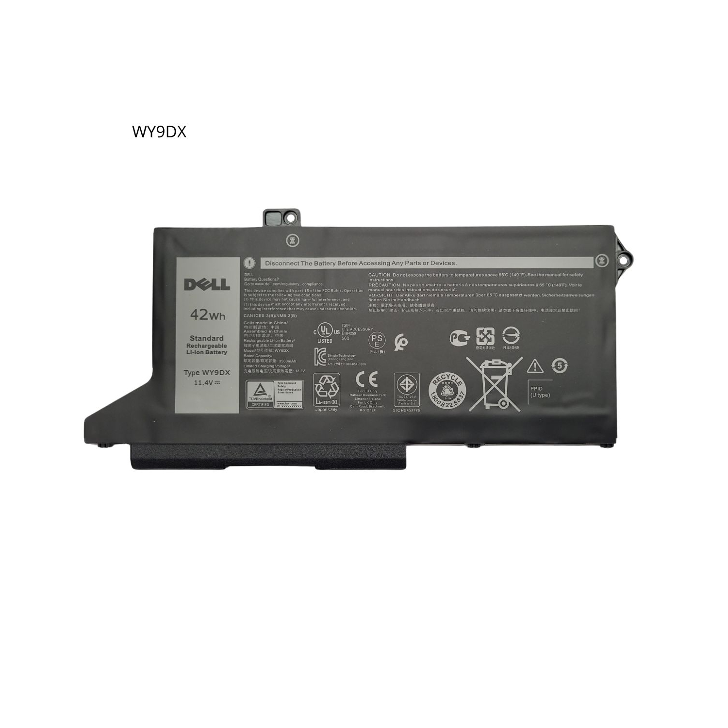 OR-BATERIA PARA DELL WY9DX 11.4V 42Wh TIPO B