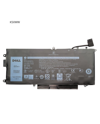 OR-BATERIA PARA DELL K5XWW 7.6V 60Wh