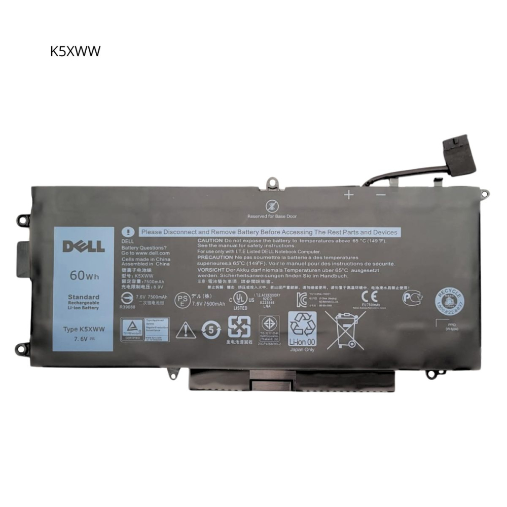 OR-BATERIA PARA DELL K5XWW 7.6V 60Wh