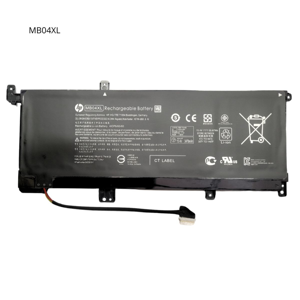 VC-BATERIA PARA HP MB04XL 15.4V 55.67Wh