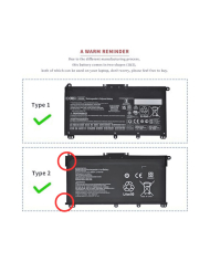 VC-BATERIA PARA HP HW03XL 11.28V 41Wh TIPO 1