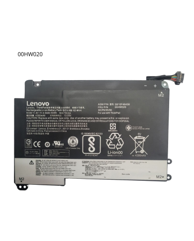 OR-BATERIA PARA LENOVO 00HW020 11.4V 53Wh