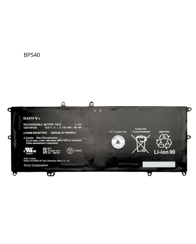 OR-BATERIA PARA SONY BPS40 15V 48Wh