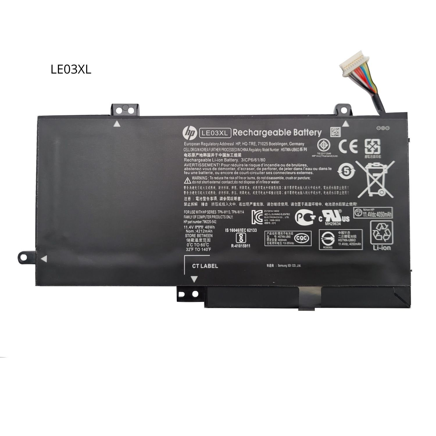 OR-BATERIA PARA HP LE03XL 11.4V 48Wh