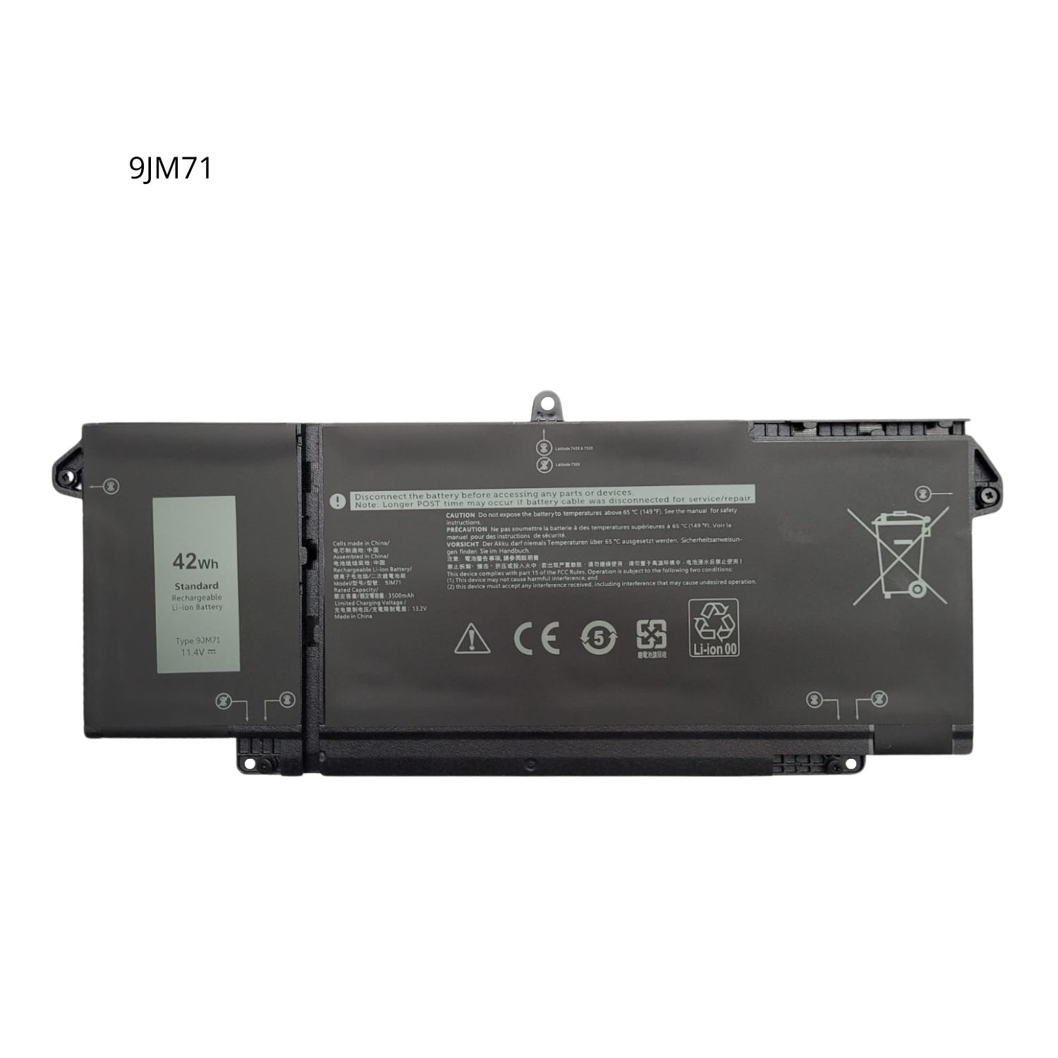 VC-BATERIA PARA DELL 9JM71 11.4V 42Wh