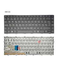 VC-TECLADO PARA HP 840 G5 846 G5 745 G5 840 G6 745 G5 FRAME BIG ENTER NO MOUSE