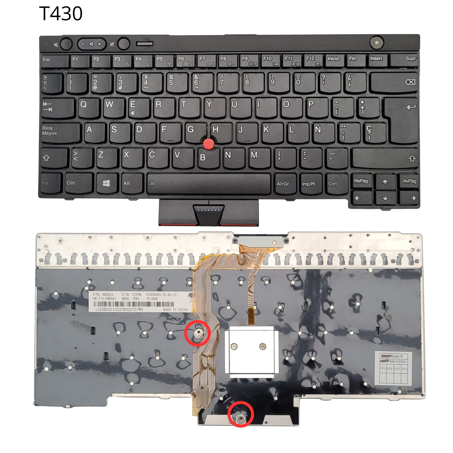 VC-TECLADO PARA LENOVO T430 L430 SP