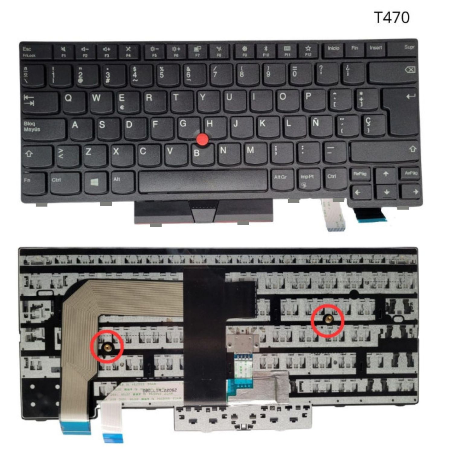 VC-TECLADO PARA LENOVO THINKPAD T470 T480 A475