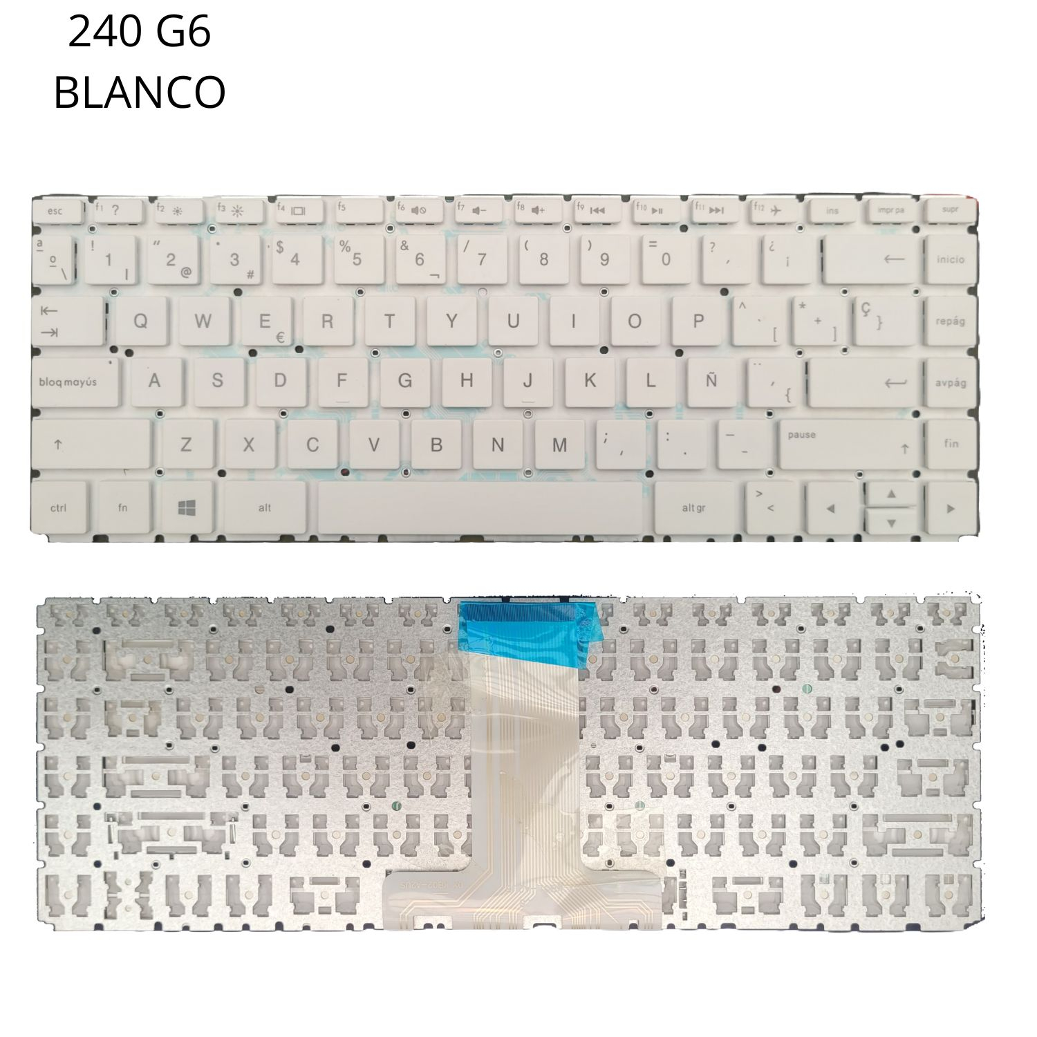 VC-TECLADO PARA HP 14 240 G6 BLANCO