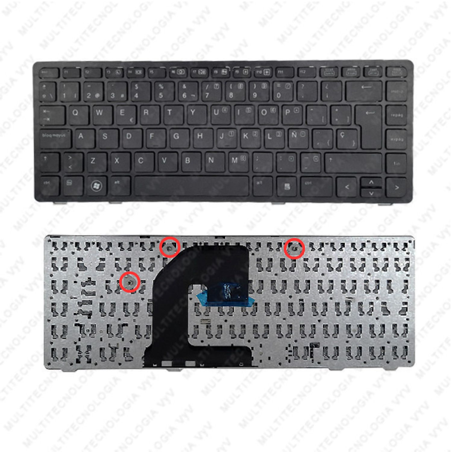 VC-TECLADO PARA HP 14 6470B 8410P 8460P