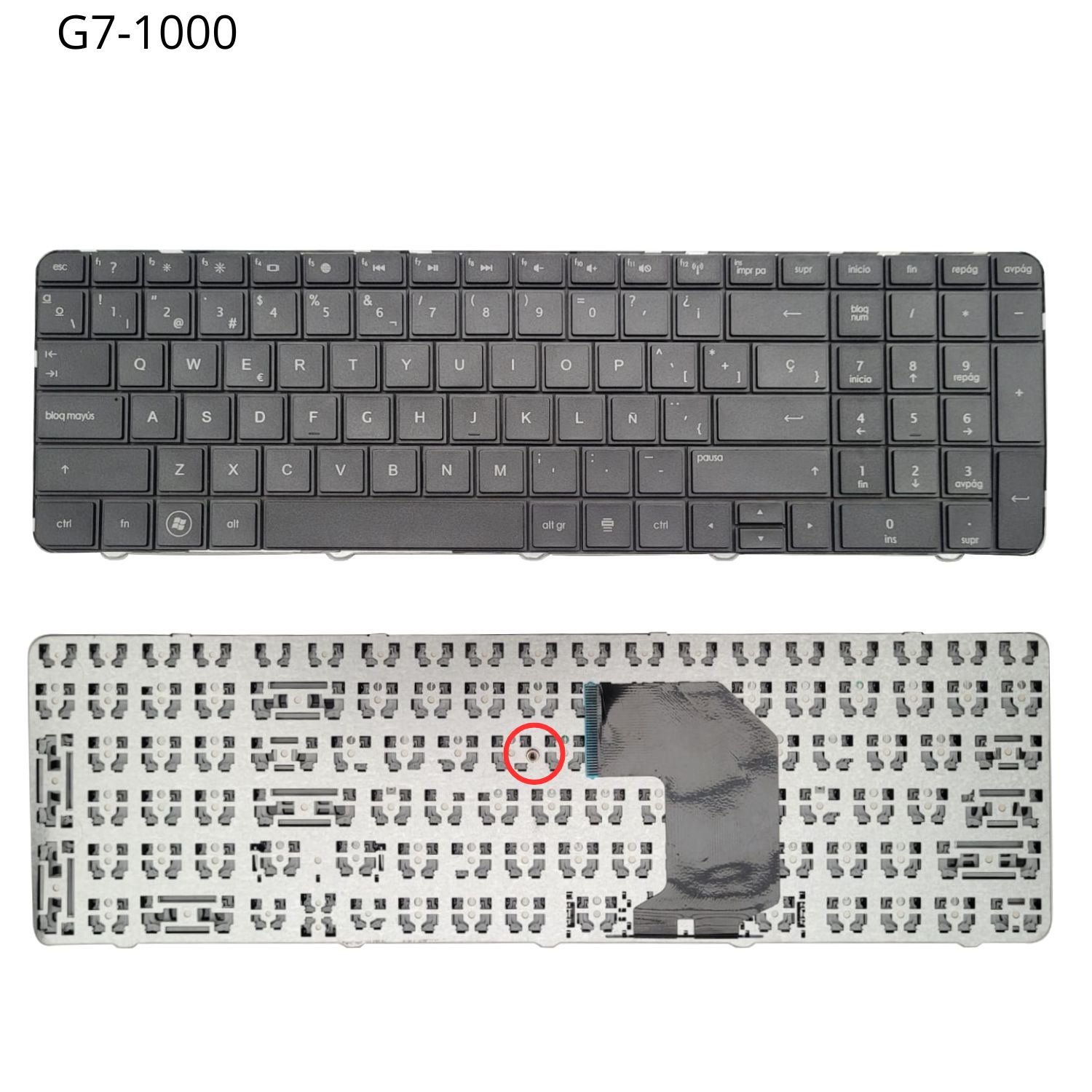 VC-TECLADO PARA HP 15 G7-1000 FRAME