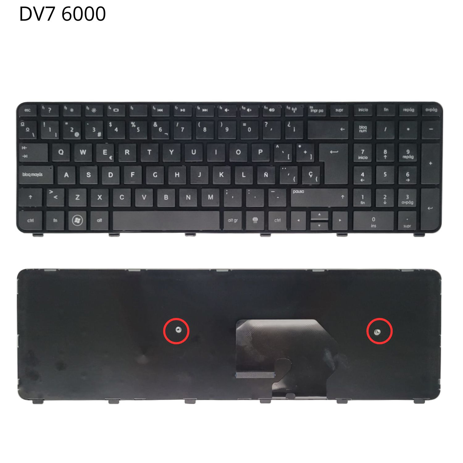 VC-TECLADO PARA HP DV7-6000 DV7-6100 DV7T-6000 DV7T