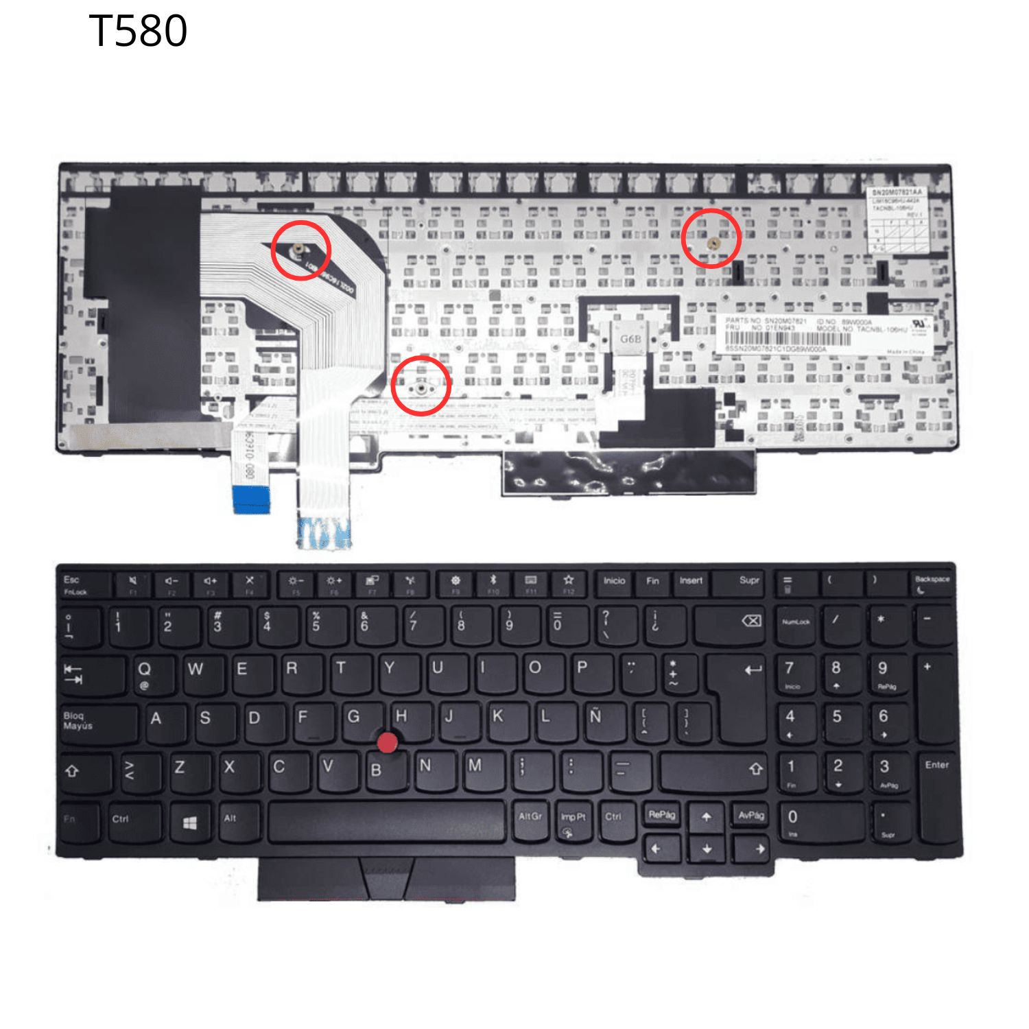 VC-TECLADO PARA LENOVO T580