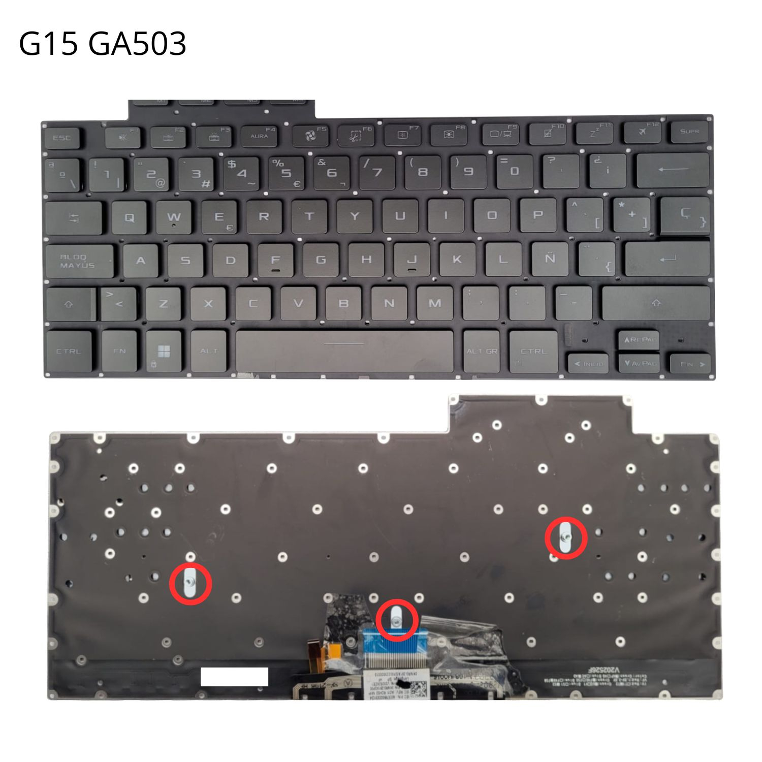 VC-TECLADO PARA ASUS ROG ZEPHYRUS G15 GA503QC