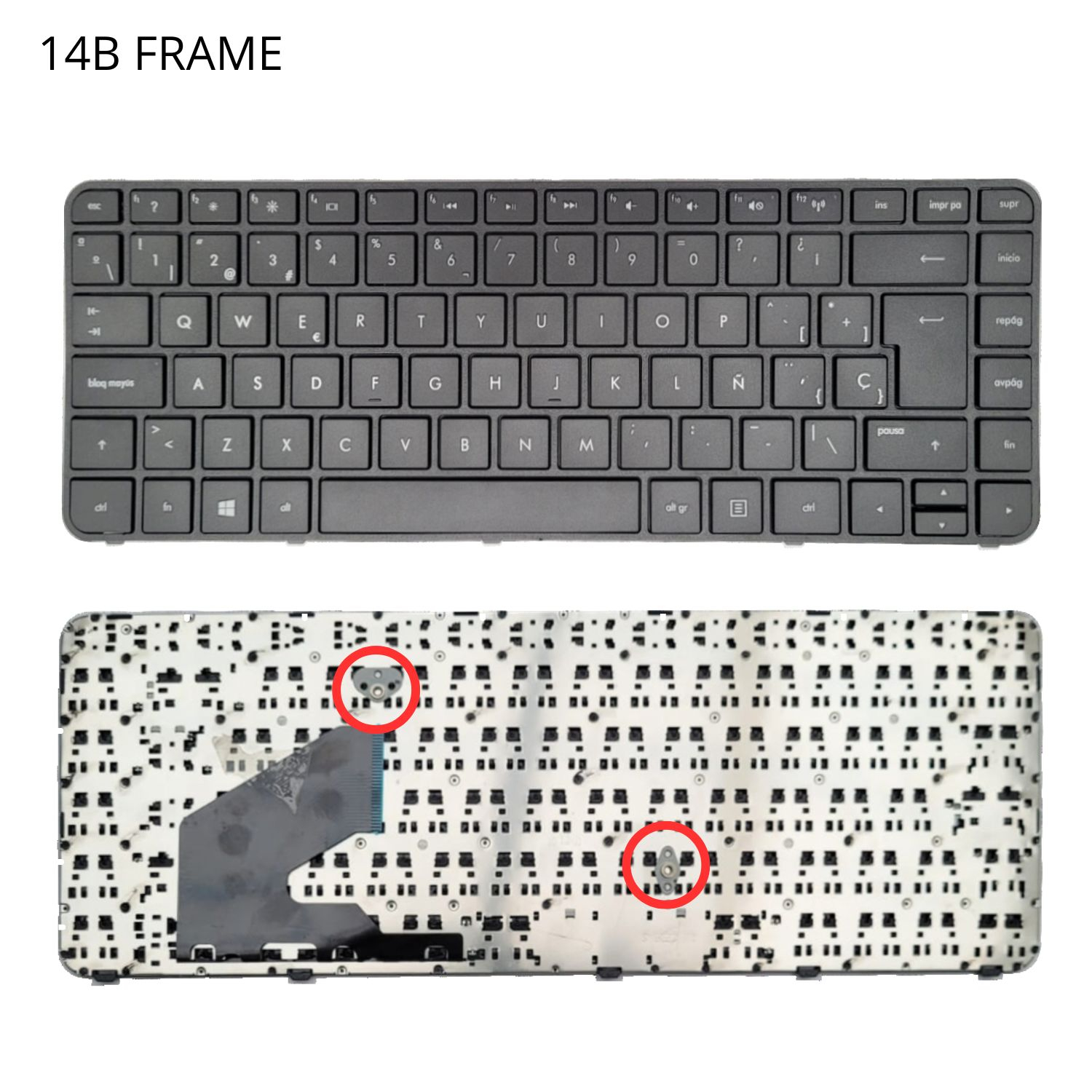 VC-TECLADO HP 14B 14-B FRAME