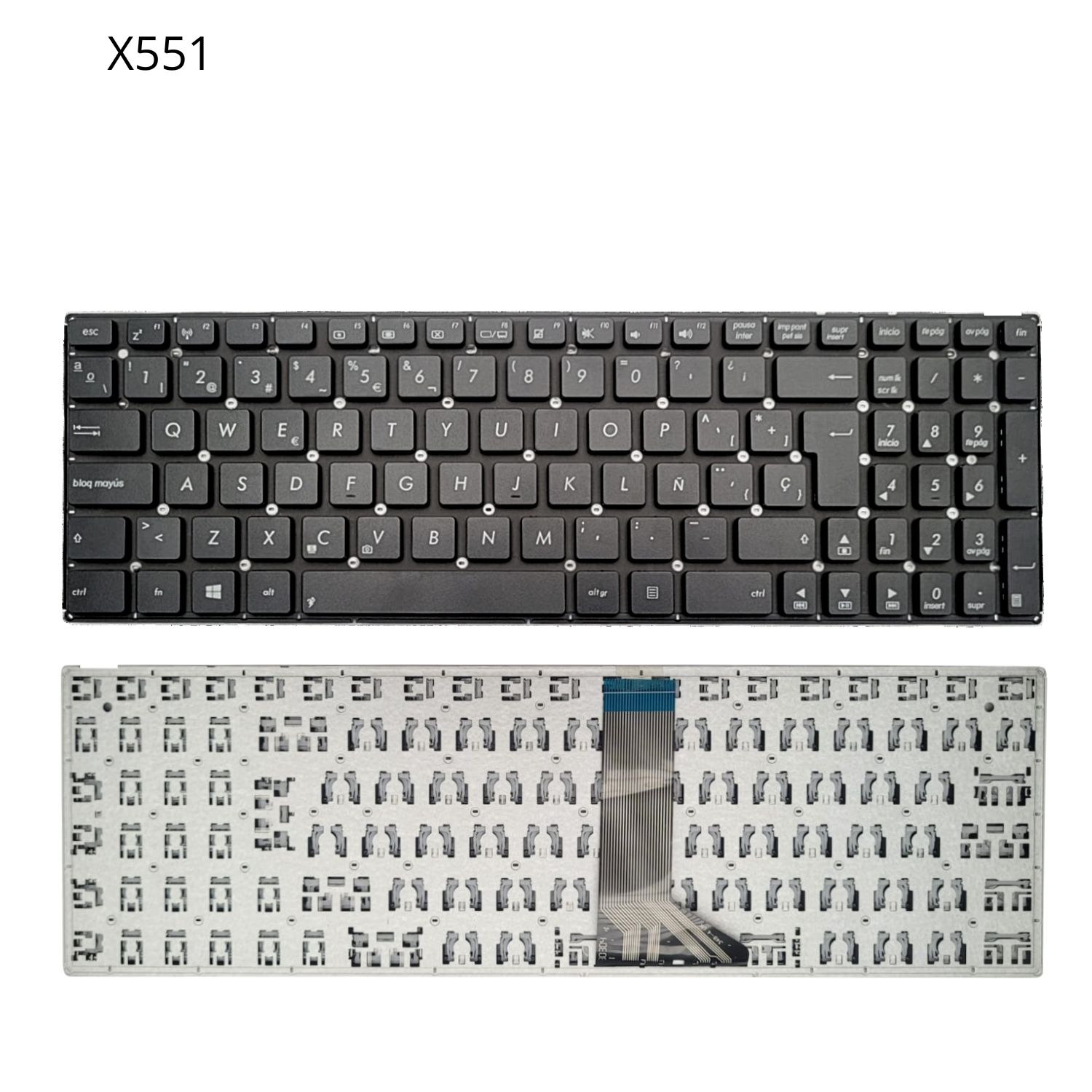 VC-TECLADO PARA ASUS 15 X551 NO FRAME