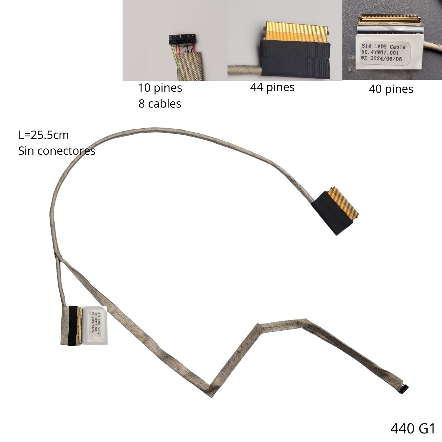 VC-FLEX DE VIDEO HP 440 G1 P/N 50.4YW07.001