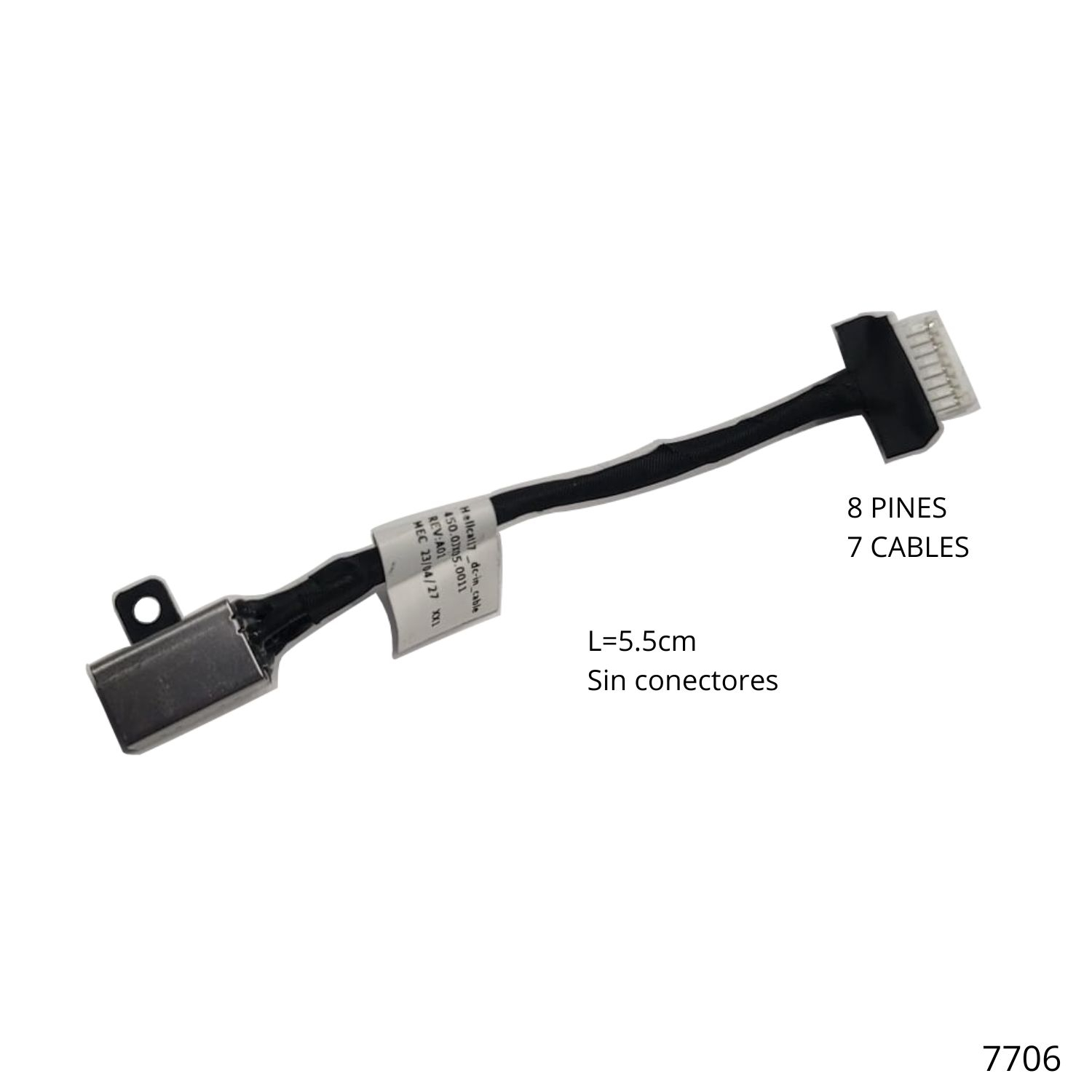 VC-PIN DE CARGA PARA DELL 7706 2N1 P98F 450.0JX05 PLUG 4.5x3.0