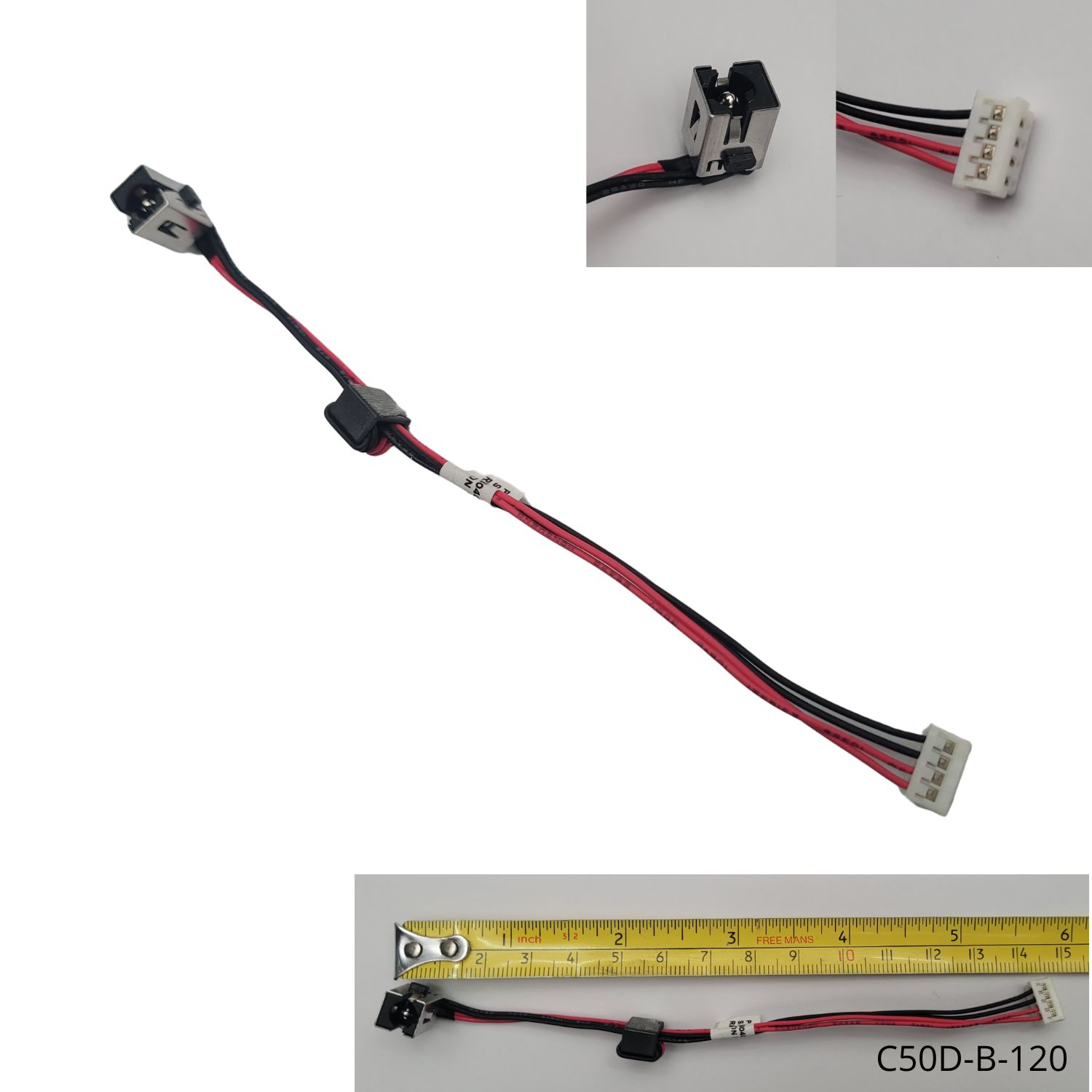 VC-PIN DE CARGA PARA TOSHIBA SATELLITE C50D-B-120 PLUG 5.5x2.5