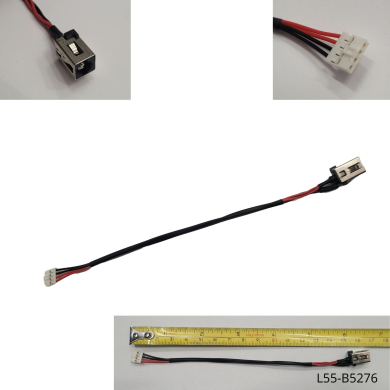 VC-PIN DE CARGA PARA TOSHIBA L55-B5276 L55T-B5271 DD0BLIAD00 PLUG 5.5x2.5