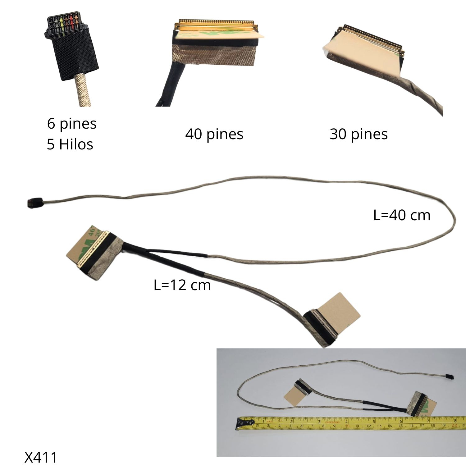 VC-FLEX DE VIDEO ASUS X411 X411U X411UA X411UQ S4100V