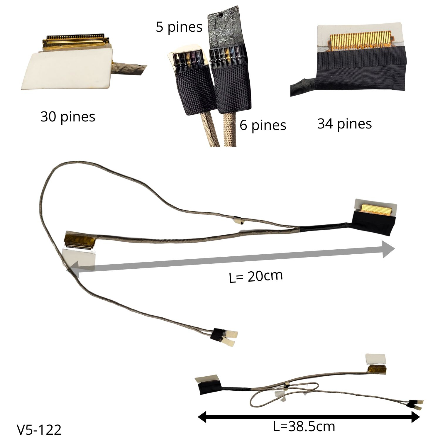 VC-FLEX DE VIDEO ACER V5-122P MS2377 50.4LK06.001