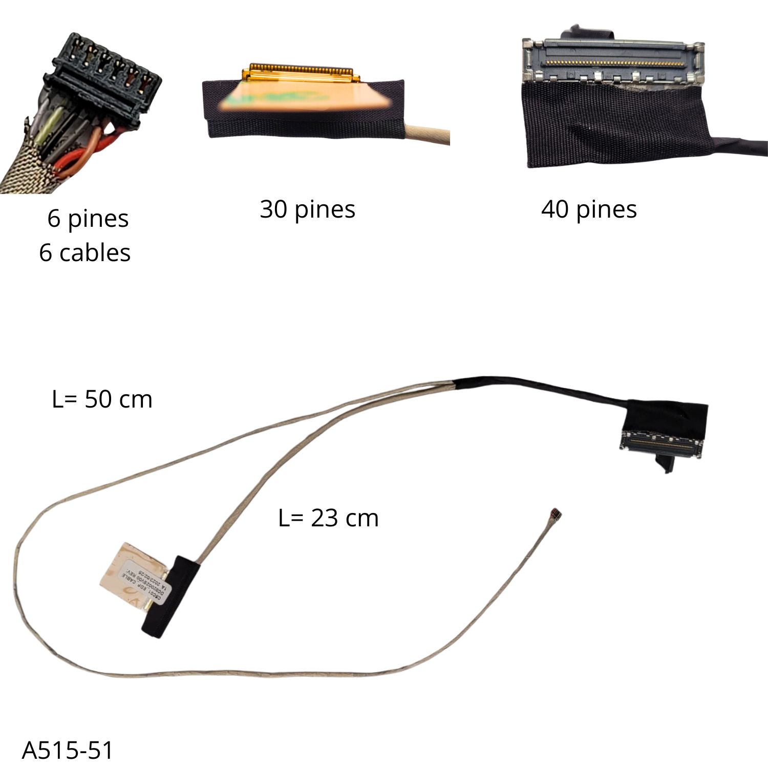 VC-FLEX DE VIDEO ACER ASPIRE 5 A515-51 A515-51G 50.GP4N2.008 DC02002SV00 30 PINES