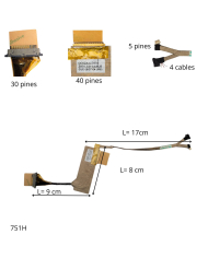 VC-FLEX DE VIDEO ACER 751H ZA3 AO751H DD0ZA3LC100