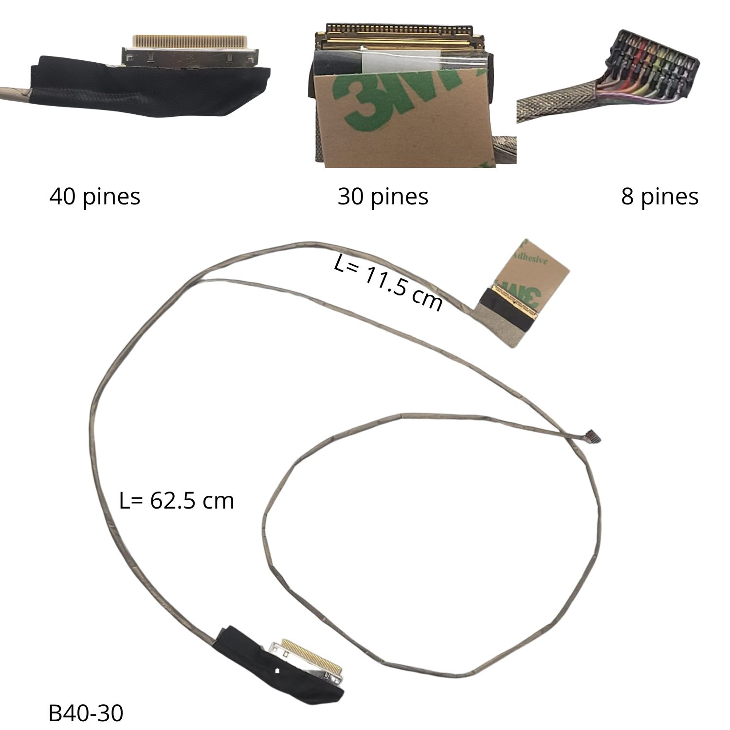 VC-FLEX DE VIDEO LENOVO B40-30 -45 -70 E40-30 E40-70 E40-80 E41-80 N40-70 B41-30 DC020020K00 DC02001XP00