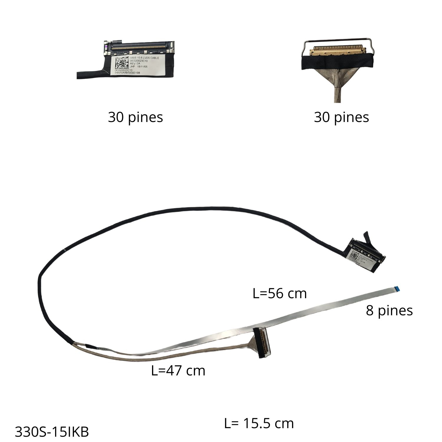 VC-FLEX DE VIDEO LENOVO 330S-15IKB 81F5330S-15ARR DC020023C10