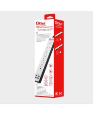AP-REGLETA 15 Amp 6 TOMAS + 4 USB de 3.4 amp