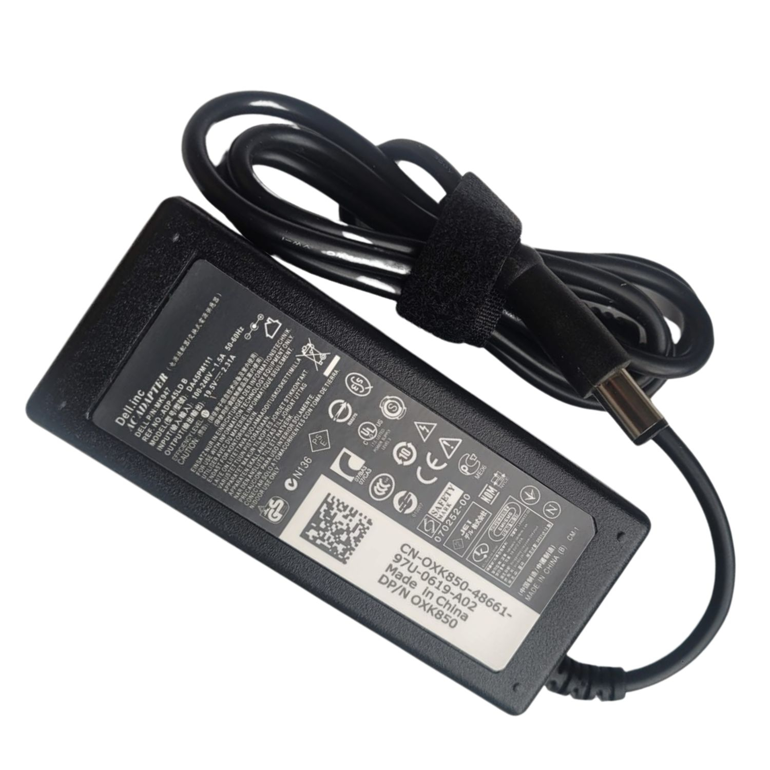 OR-CARGADOR ORIGINAL DELL 19.5V 2.31A PLUG 7.4x5.0