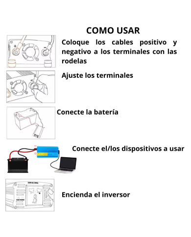 VC-INVERSOR CARGADOR 2000W/4000W 12V 110V