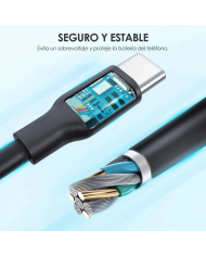 CABLE USB TIPO C 2.1A L-1m MOD. CAB237 1 HORA