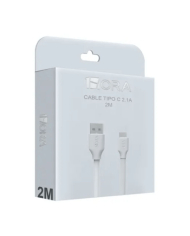CABLE USB TIPO C 2.1A L-1m MOD. CAB237 1 HORA