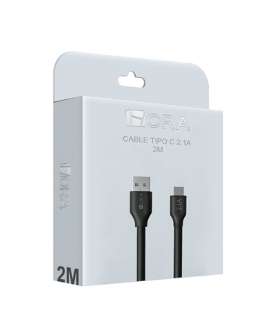 CABLE USB TIPO C 2.1A L- 2M MOD. CAB246 1 HORA