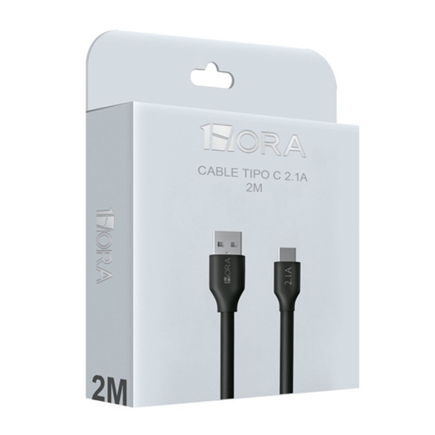 CABLE USB TIPO C 2.1A L- 2M MOD. CAB246 1 HORA