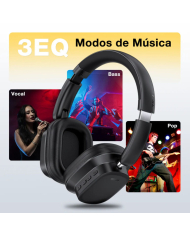 AUDIFONO BLUETOOTH NEGRO MOD. AUT250N 1 HORA