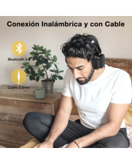 AUDIFONO BLUETOOTH NEGRO MOD. AUT250N 1 HORA