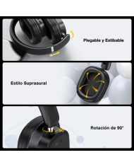 AUDIFONO BLUETOOTH NEGRO MOD. AUT250N 1 HORA