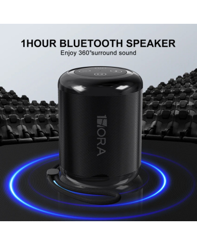 PARLANTE BLUETOOTH PORTATIL NEGRO BOC062N 1 HORA