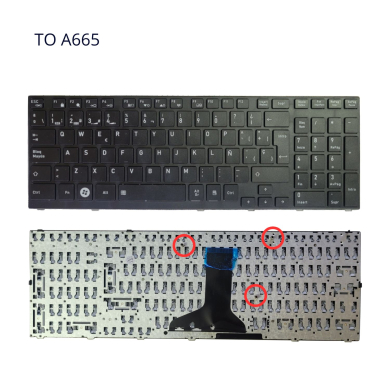 VC-TECLADO PARA TOSHIBA 15 A660 A665