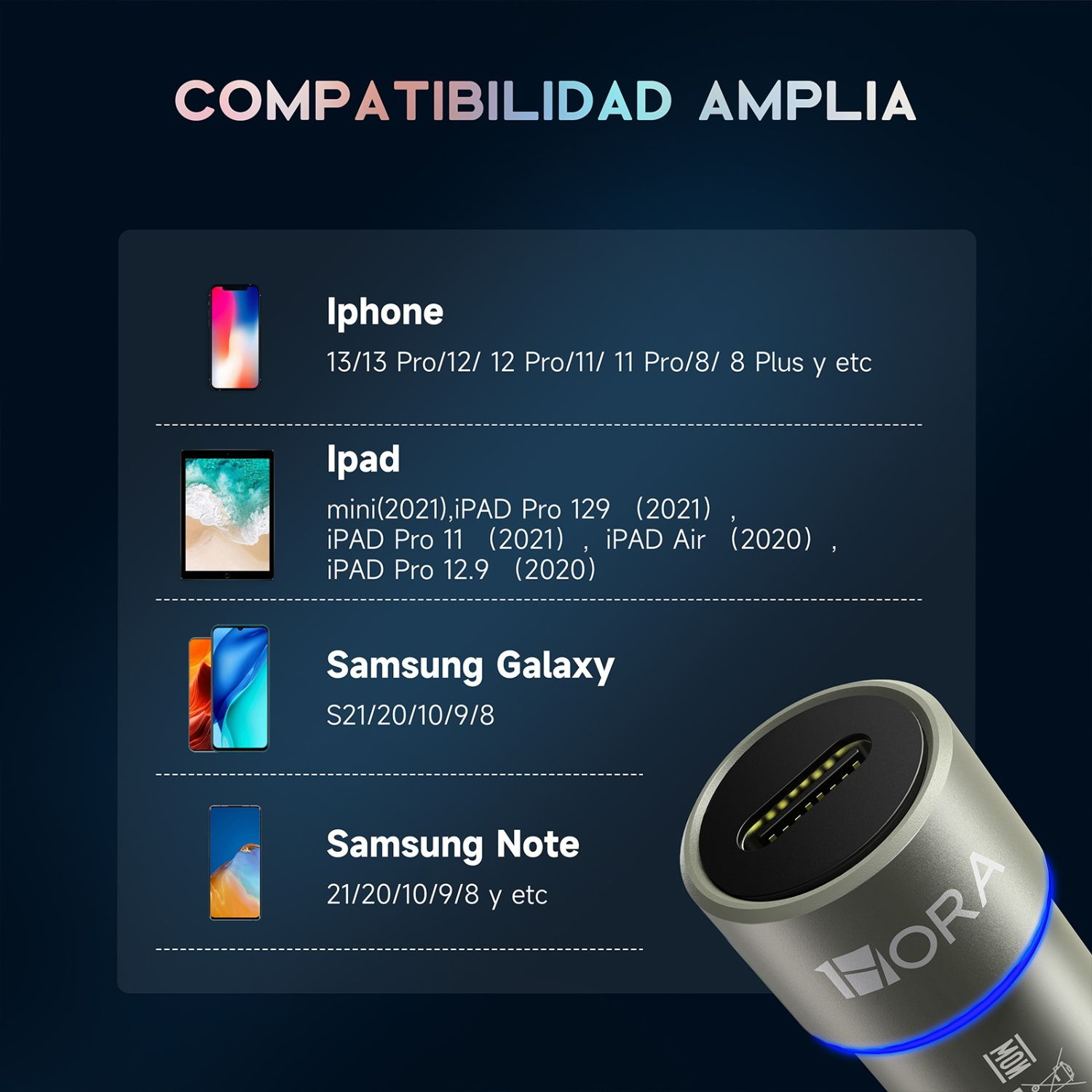 COMBO CARGADOR PARA AUTO TIPO C PD 20W CABLE LONG 1M GRIS MOD. GAR156 1 HORA